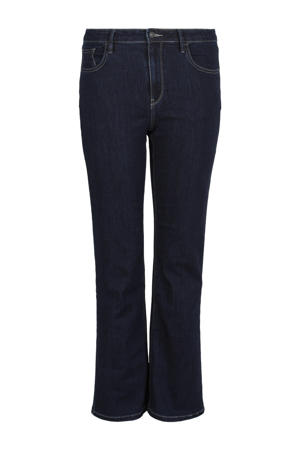 high waist bootcut jeans donkerblauw
