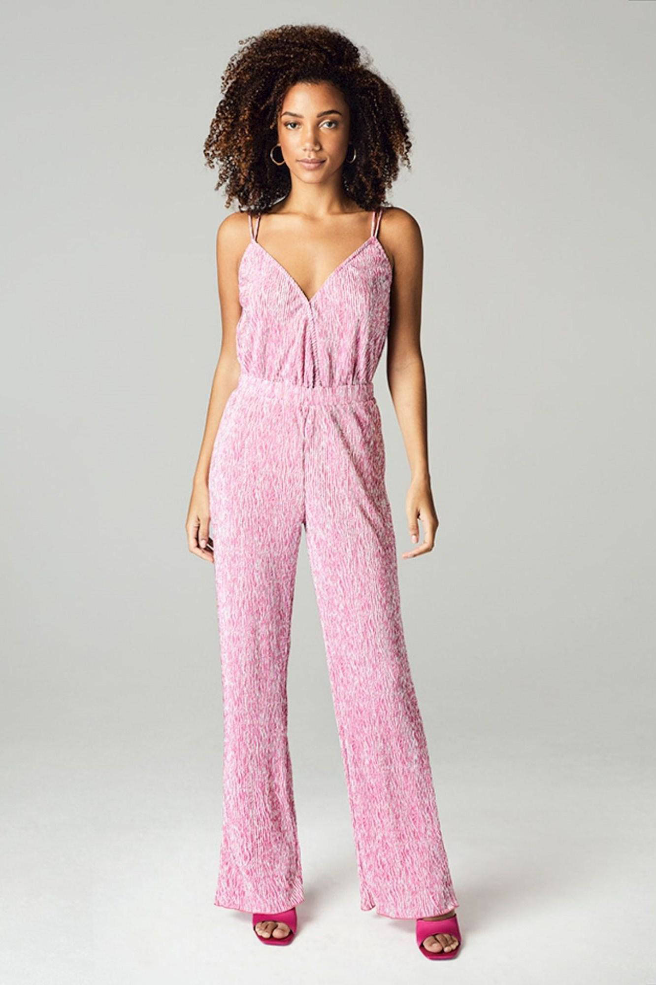 roze jumpsuit