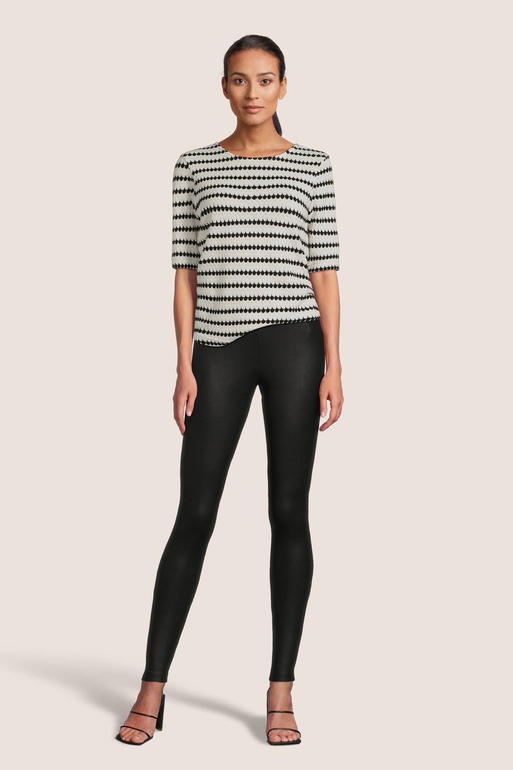 Tramontana coated skinny tregging zwart