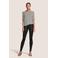 Tramontana coated skinny tregging zwart