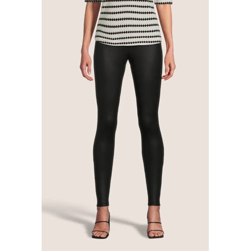 Tramontana coated skinny tregging zwart afbeelding