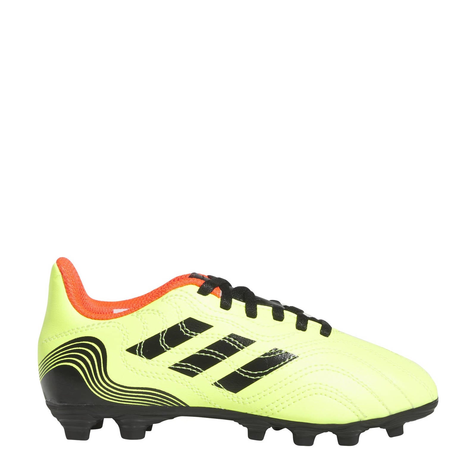 adidas Performance Copa Sense.4 FxG Jr. voetbalschoenen geel/zwart/rood |  wehkamp