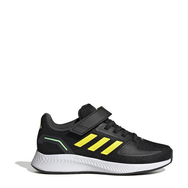 tweedehands Echt effectief adidas Performance Runfalcon 2.0 sneakers zwart/geel/groen kids | wehkamp