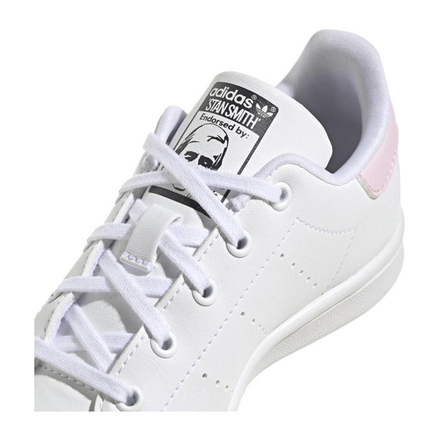 ten tweede Misverstand spannend adidas Originals Stan Smith sneakers wit/lichtroze | wehkamp