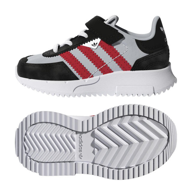 Originals F2 sneakers zwart/wit/rood | wehkamp