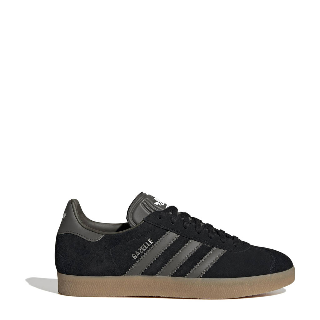 tong evenaar spleet adidas Originals Gazelle sneakers zwart/wit | wehkamp