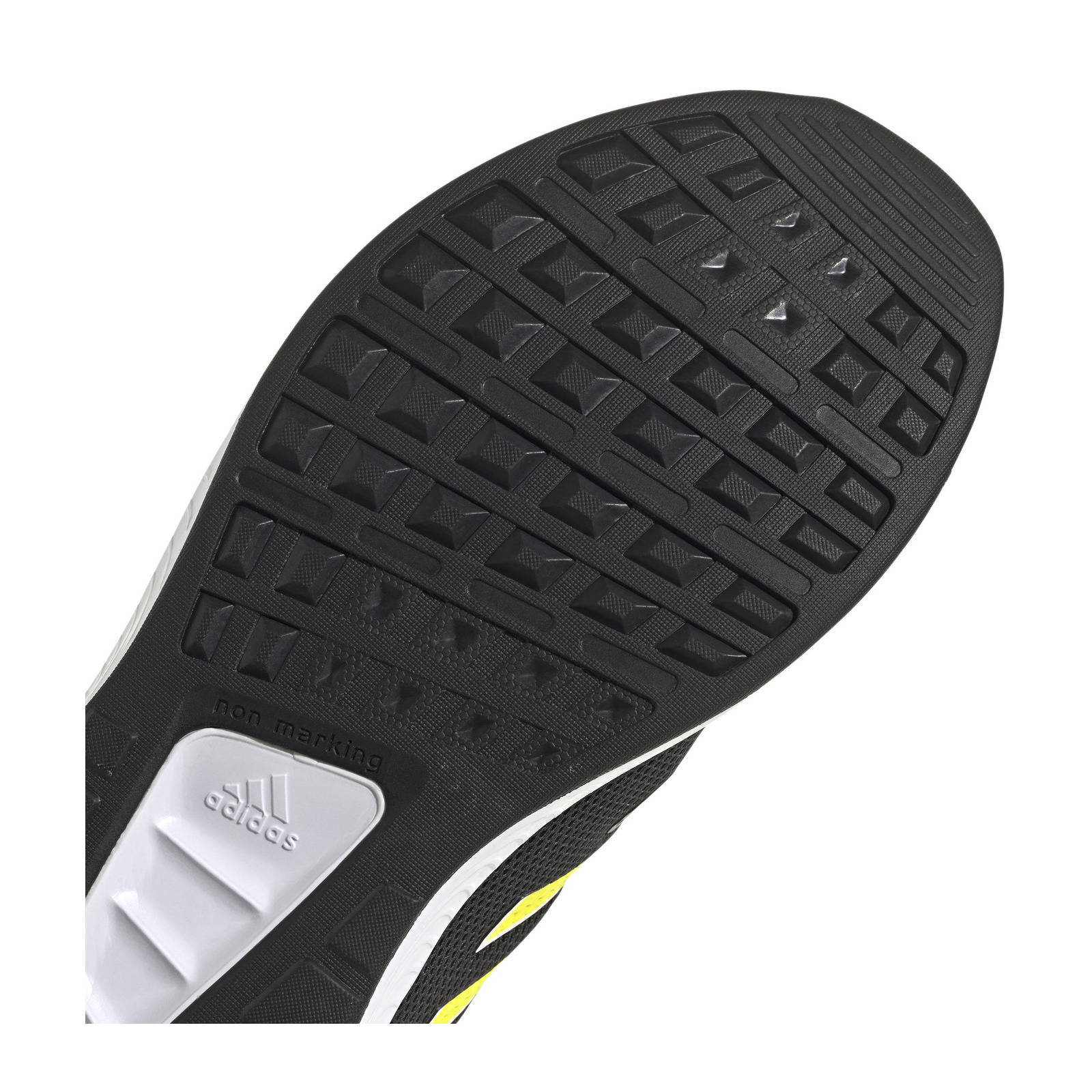 adidas Performance Runfalcon 2.0 hardloopschoenen zwart/geel/groen | wehkamp