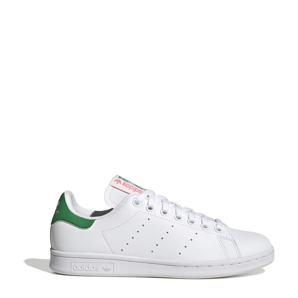 Jaar Kostuums nogmaals adidas Originals Stan Smith sneakers wit/groen/roze | wehkamp