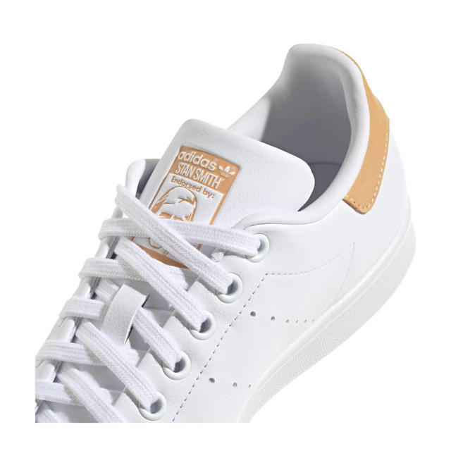 Verward voorzien Victor adidas Originals Stan Smith sneakers wit/camel/zilver | wehkamp