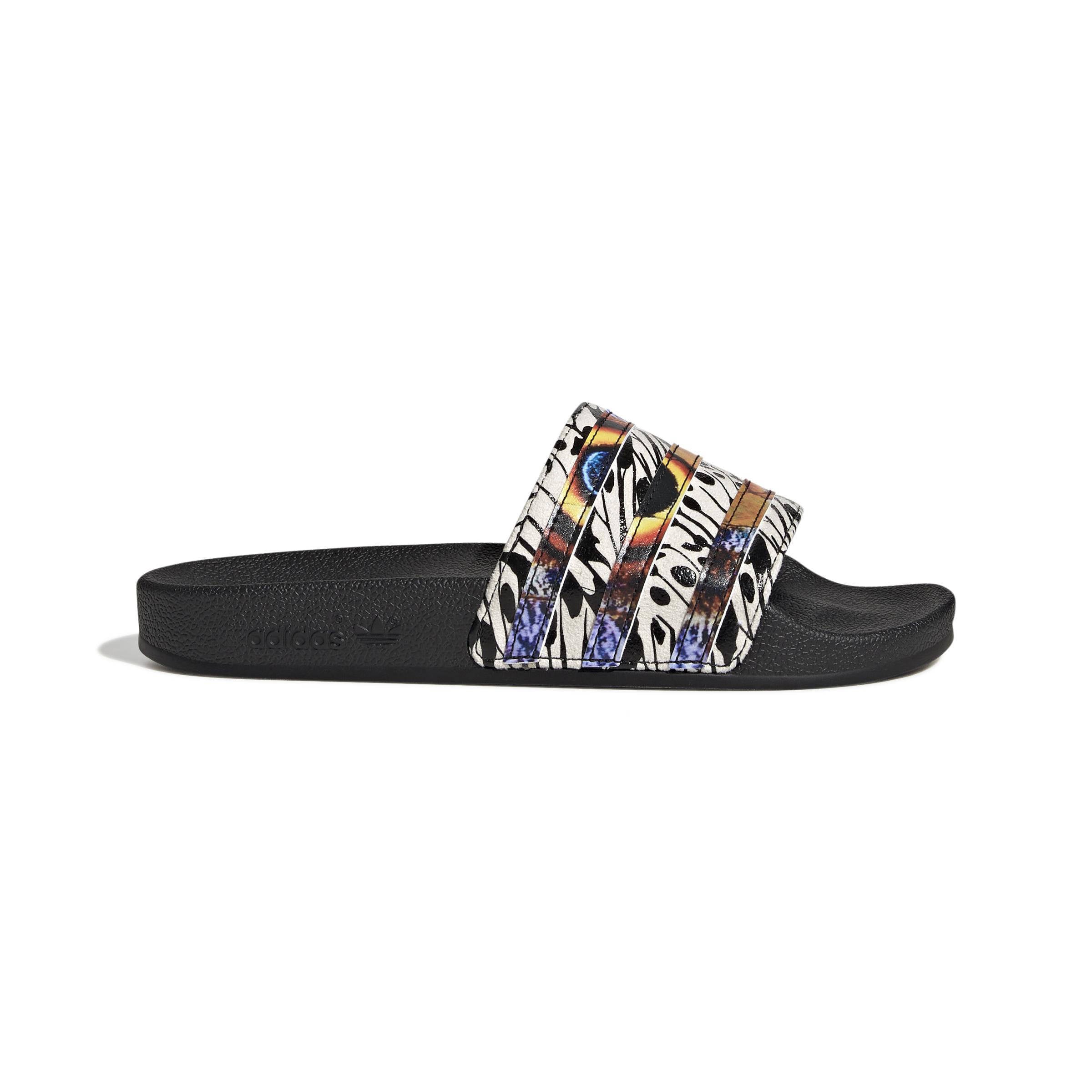 adidas Originals Adilette badslippers zwart/multi | wehkamp
