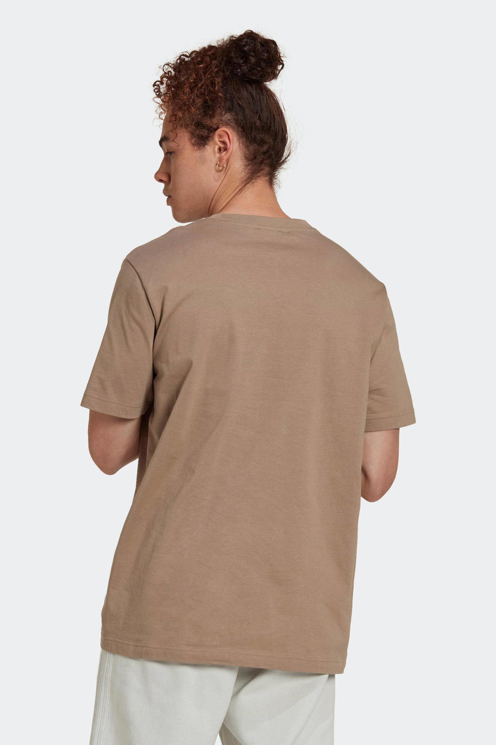 adidas Performance Jersey T-Shirt x Fear of God Athletics in Beige
