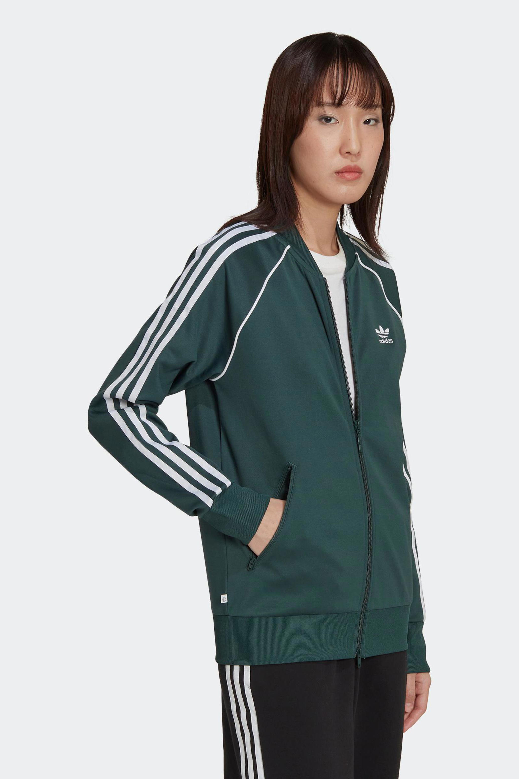 groen adidas vest dames