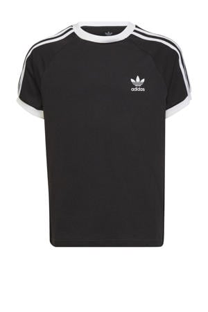 T-shirt met logo zwart/wit