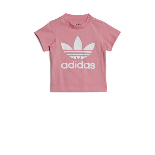 adidas Originals T-shirt roze/wit
