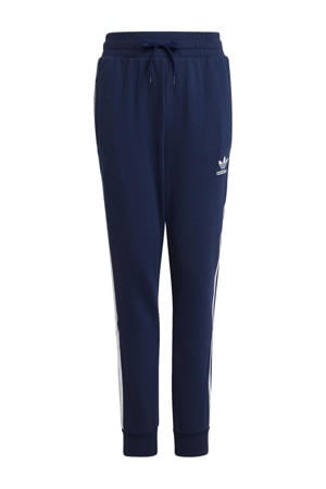 regular fit joggingbroek Adicolor met logo donkerblauw/wit