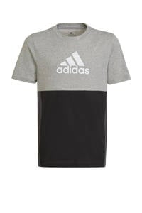 adidas Performance   sport T-shirt grijs/zwart