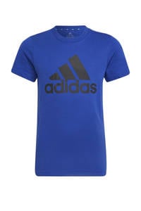 adidas Performance   sport T-shirt kobaltblauw/zwart