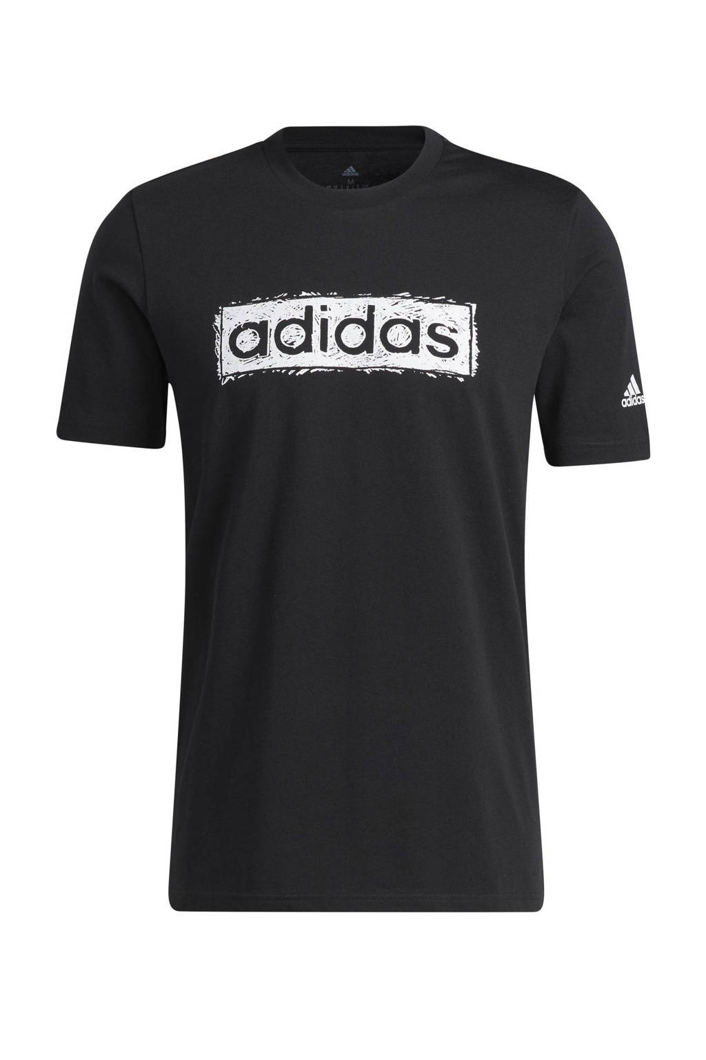 adidas Performance   sport T-shirt zwart