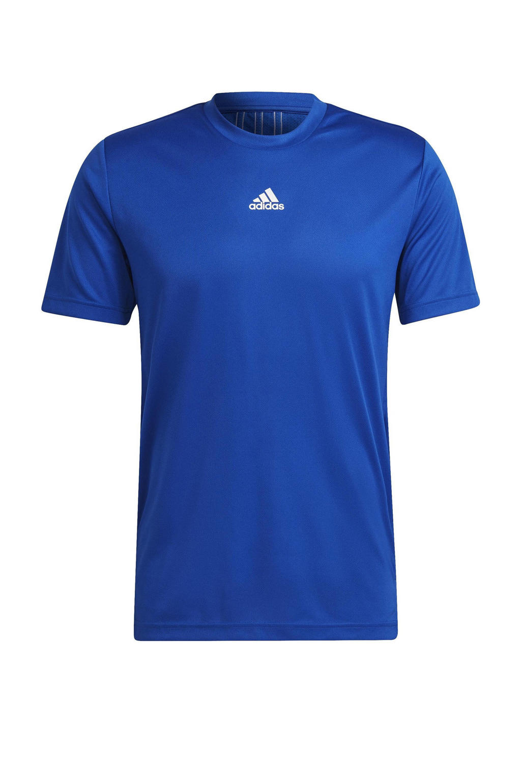 adidas Performance   sport T-shirt blauw/wit