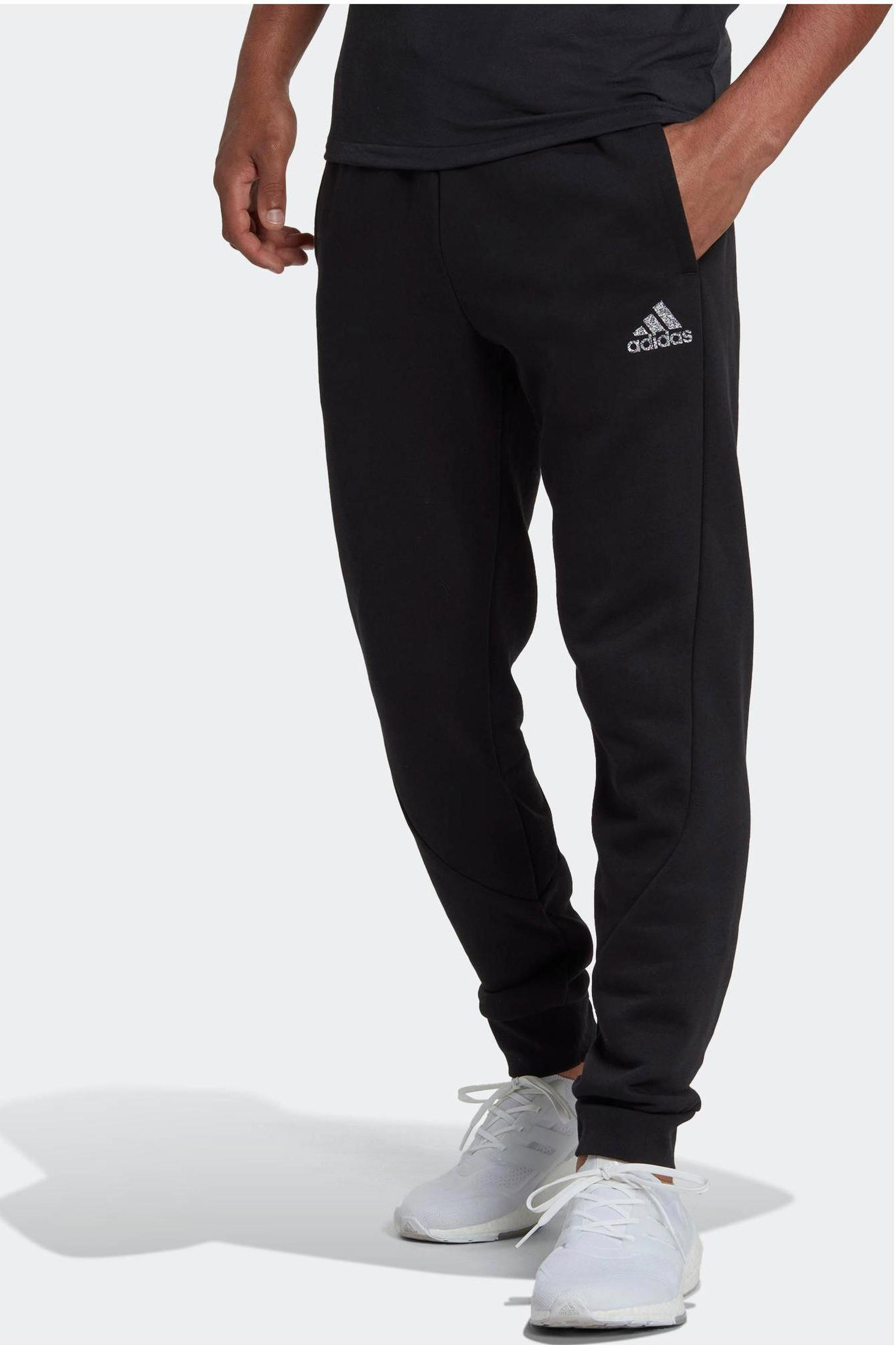 adidas Performance joggingbroek zwart wehkamp