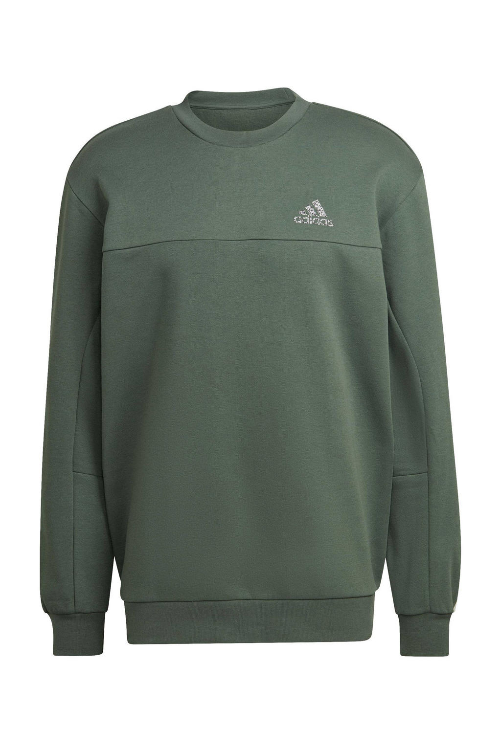 adidas Performance   fleece sportsweater groen