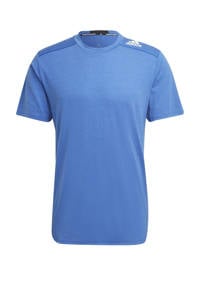 adidas Performance Senior  sport T-shirt blauw