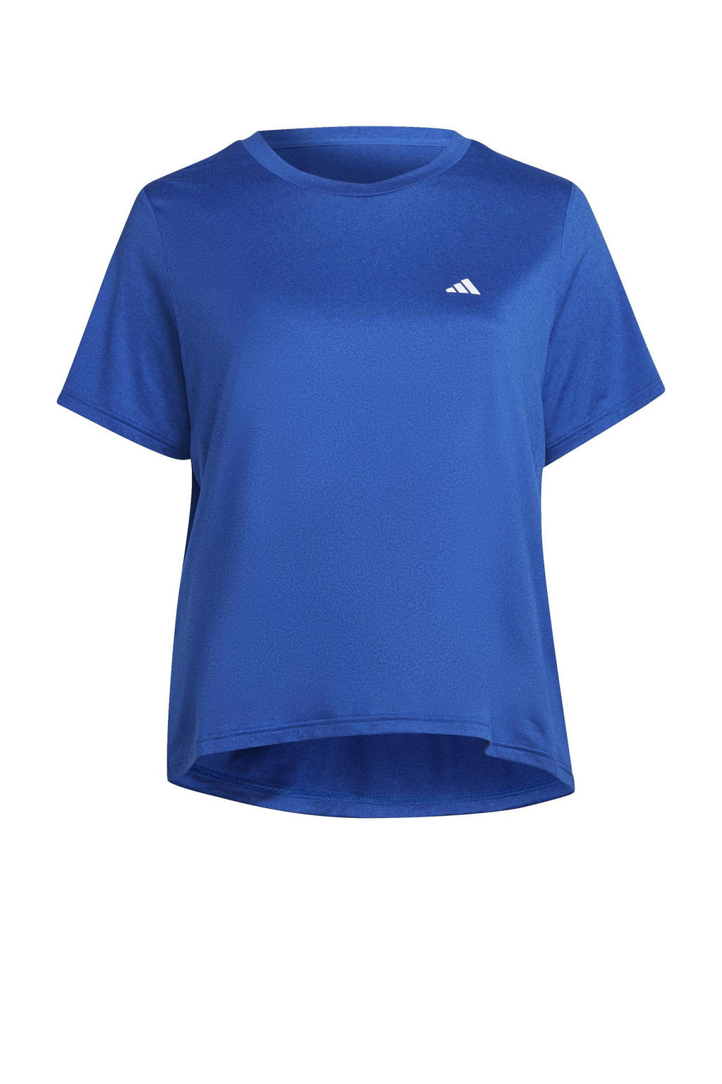 adidas Performance Plus Size sport T-shirt blauw