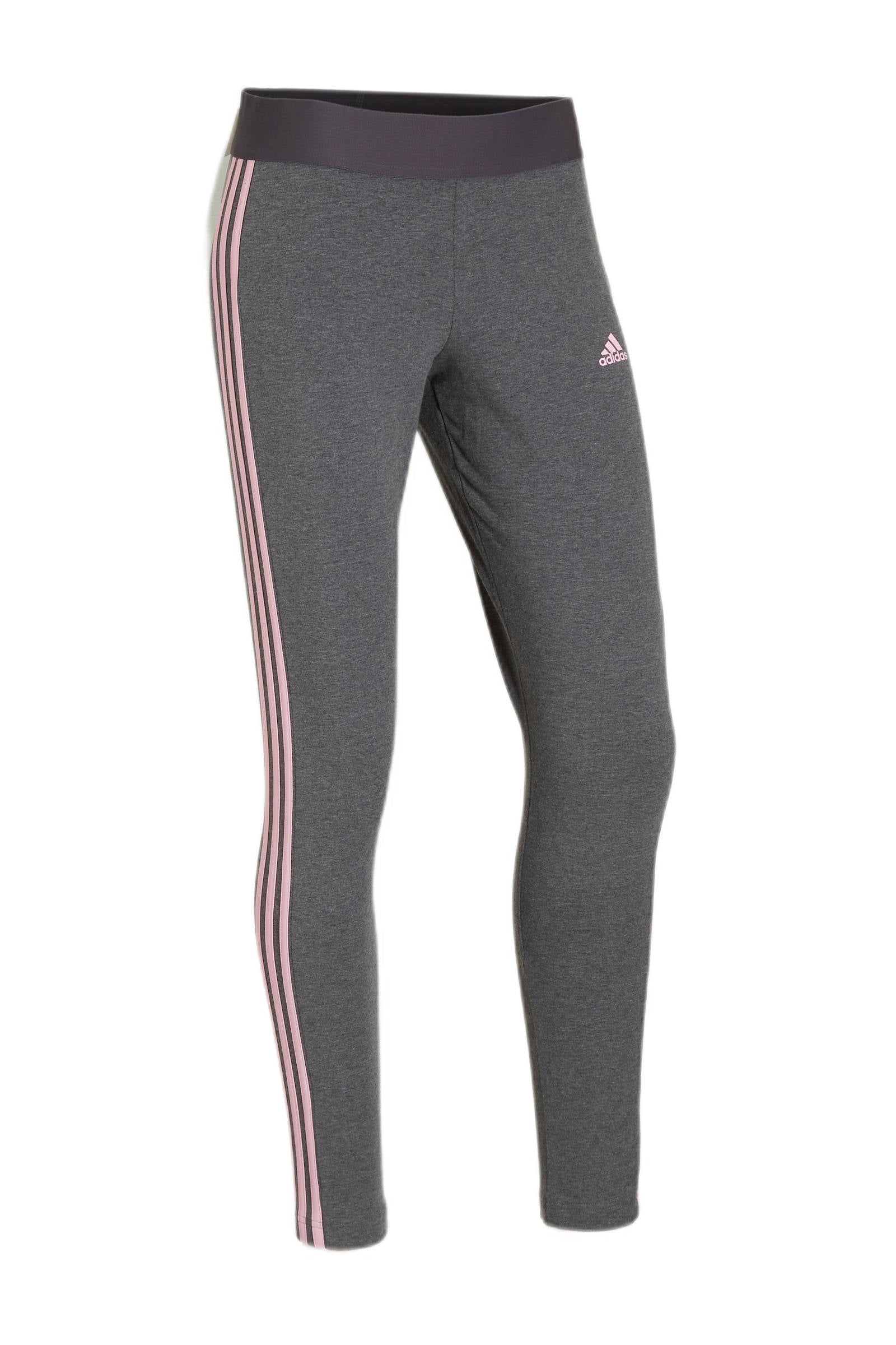adidas Performance sportlegging grijs/roze | wehkamp