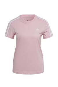 adidas Performance sport T-shirt roze