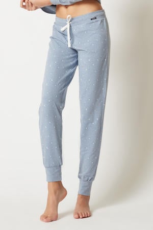 pyjamabroek blauw/wit/roze