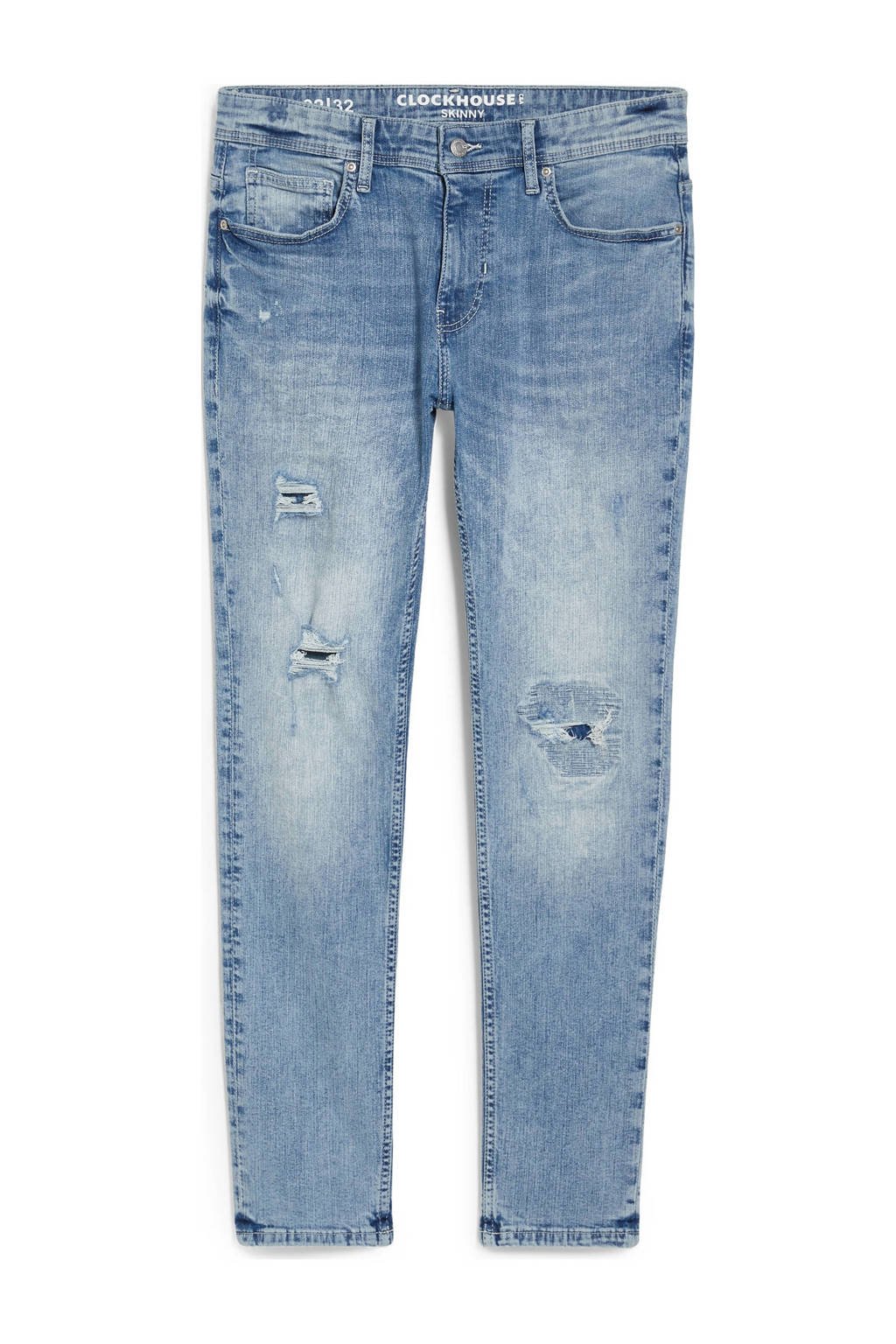 C&A Clockhouse skinny jeans lichtblauw