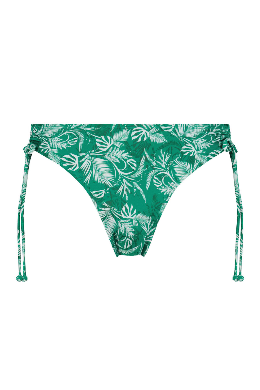 Hunkemöller bikinibroekje Bermuda by Rebecca Mir groen/wit wehkamp