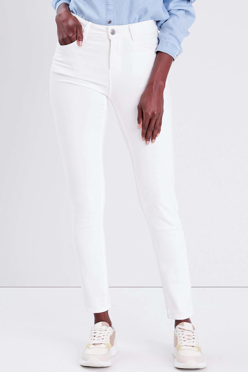 Cache Cache high waist slim fit jeans wit