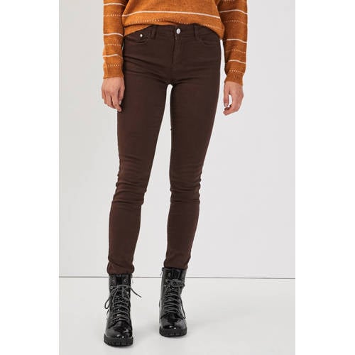 Cache Cache high waist slim fit jeans coffee bean afbeelding
