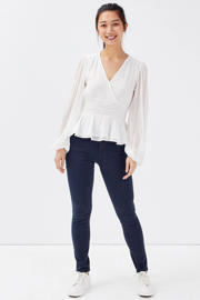 thumbnail: Cache Cache slim fit jeans donkerblauw
