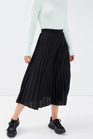 midi rok zwart