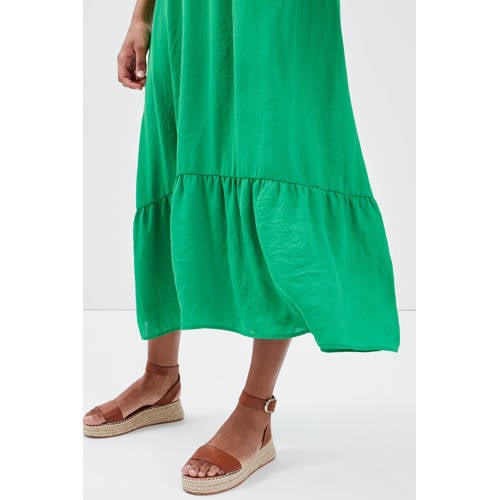 Cache Cache jurk met ruches groen afbeelding