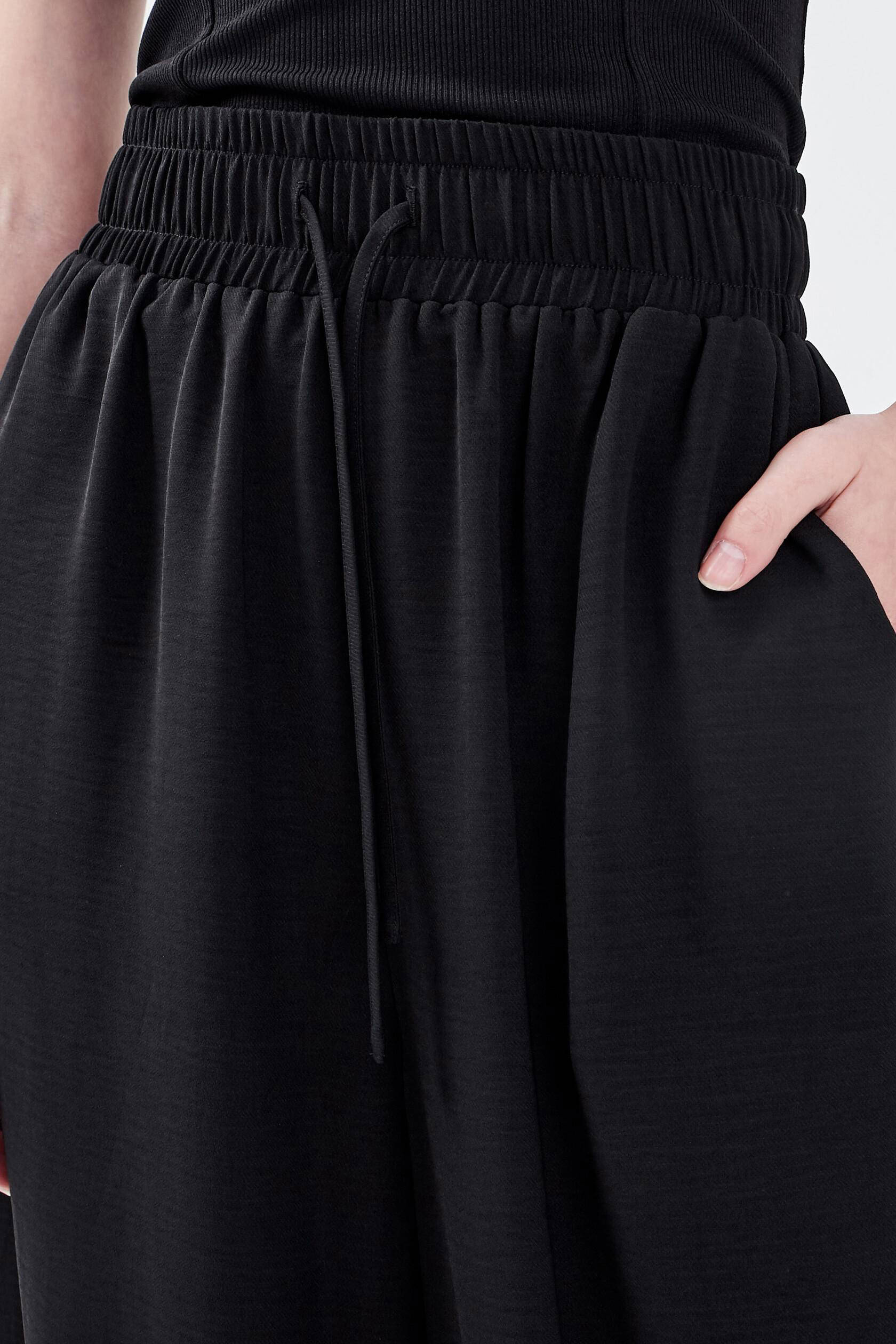 Cache Cache wide leg broek met elastische band zwart | wehkamp