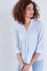thumbnail: Cache Cache gestreepte blouse blauw