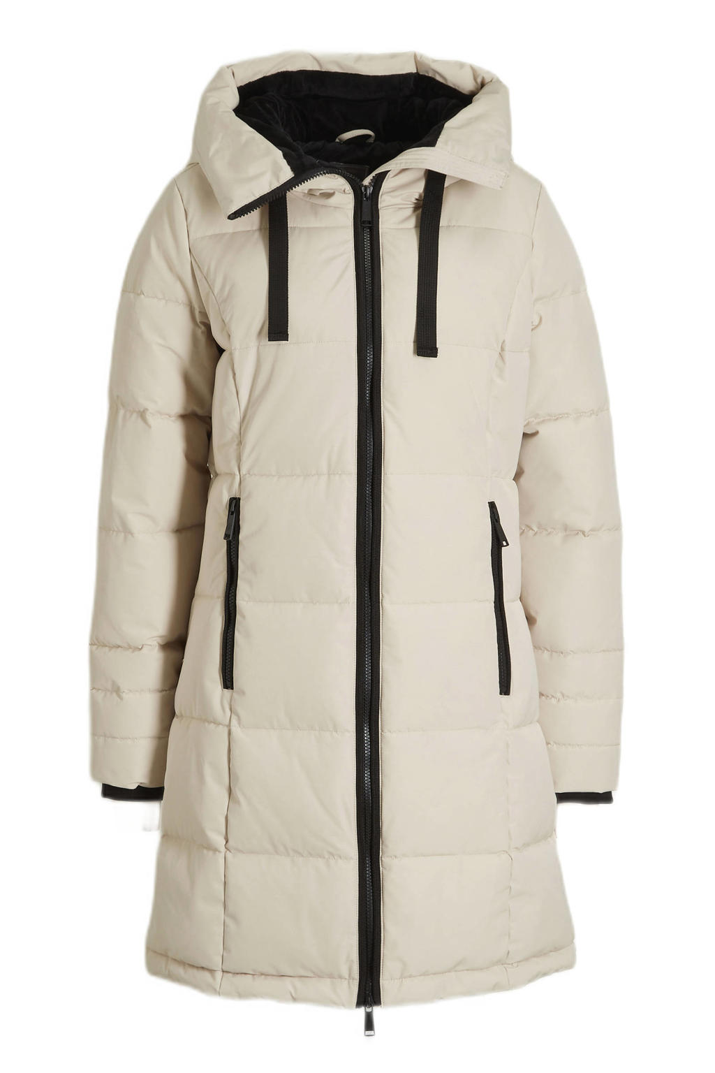 Geisha gewatteerde winterjas ecru | wehkamp