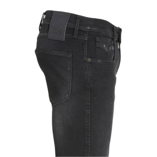 REPLAY slim fit jeans ANBASS Hyperflex Re-Used black