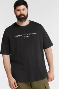 Tommy Hilfiger Big & Tall T-shirt Plus Size met logo black