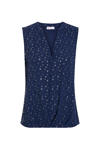 Donkerblauw/beige