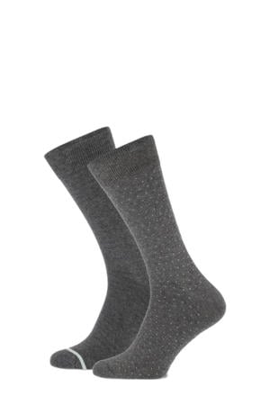 sokken Alex - set van 2 grijs