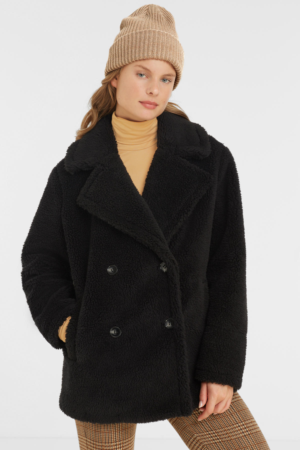 Manteau Kais - Bleu Gris - Laine vierge - Sézane