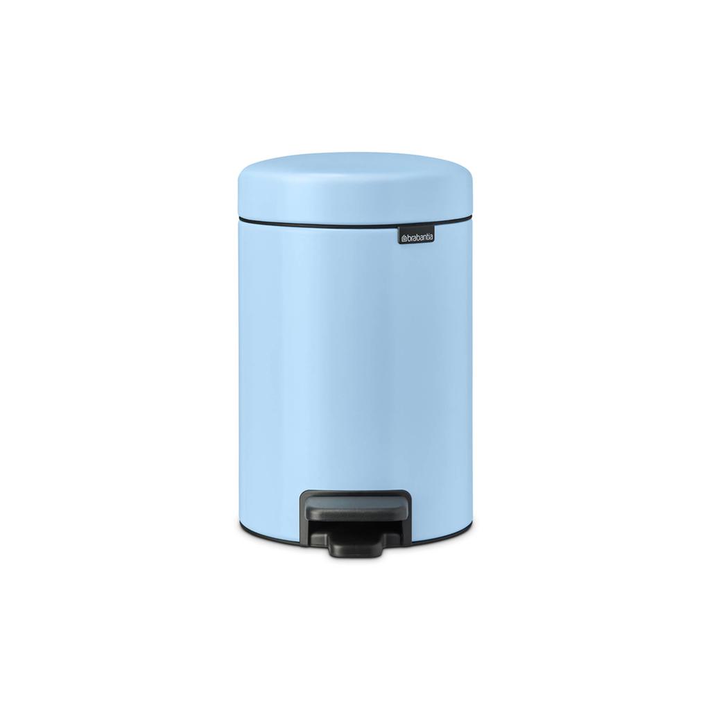Brabantia Brabantia NewIcon Pedaalemmer, 3 liter, kunststof binnenemmer - Dreamy Blue (3 liter)