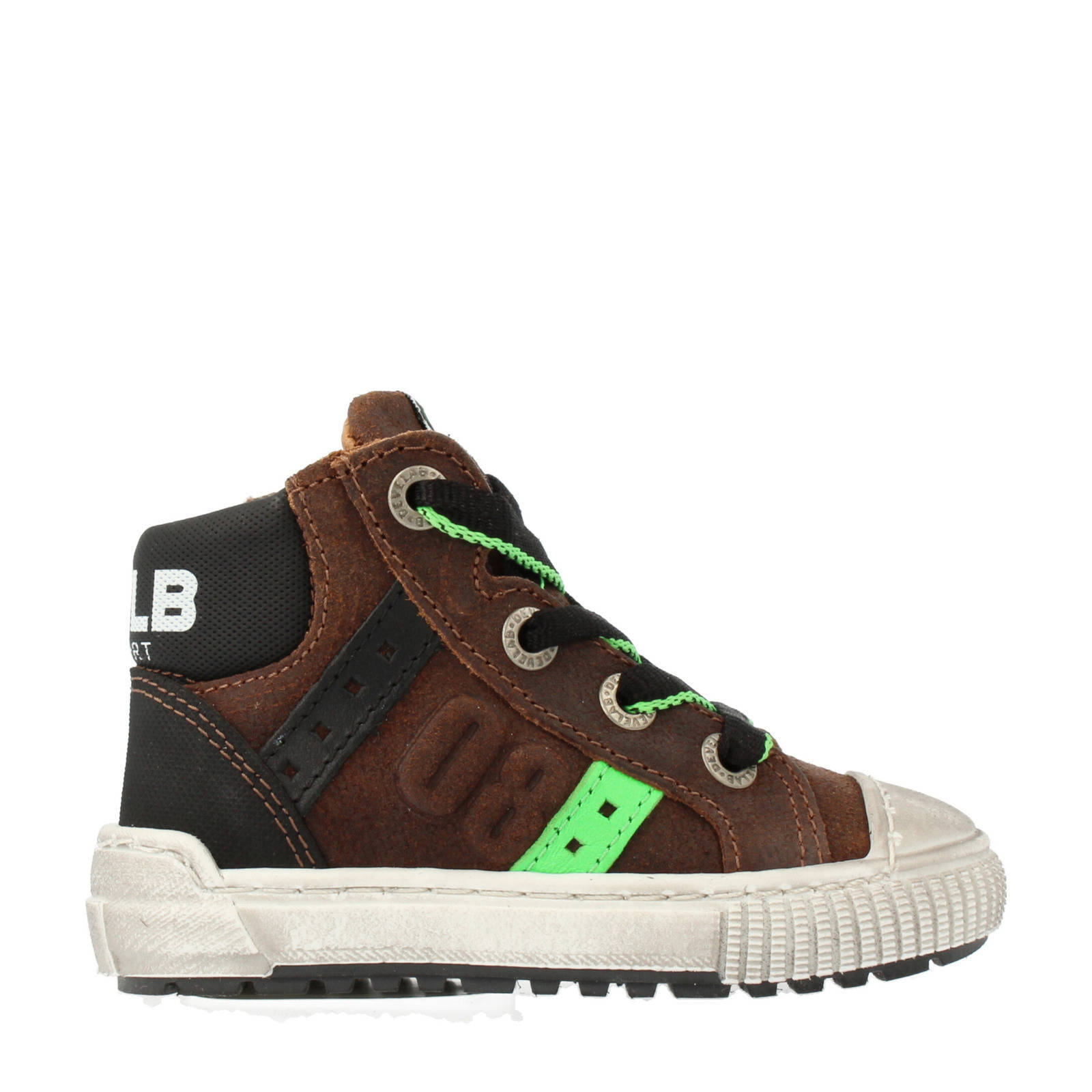 Develab 45661 leren sneakers cognac | wehkamp