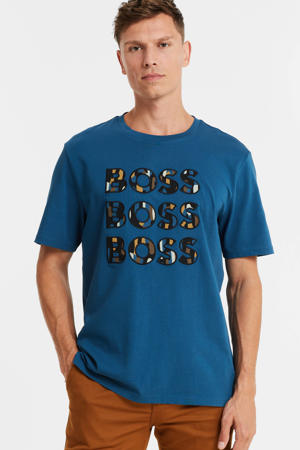 T-shirt Teelogofun met logo medium blue