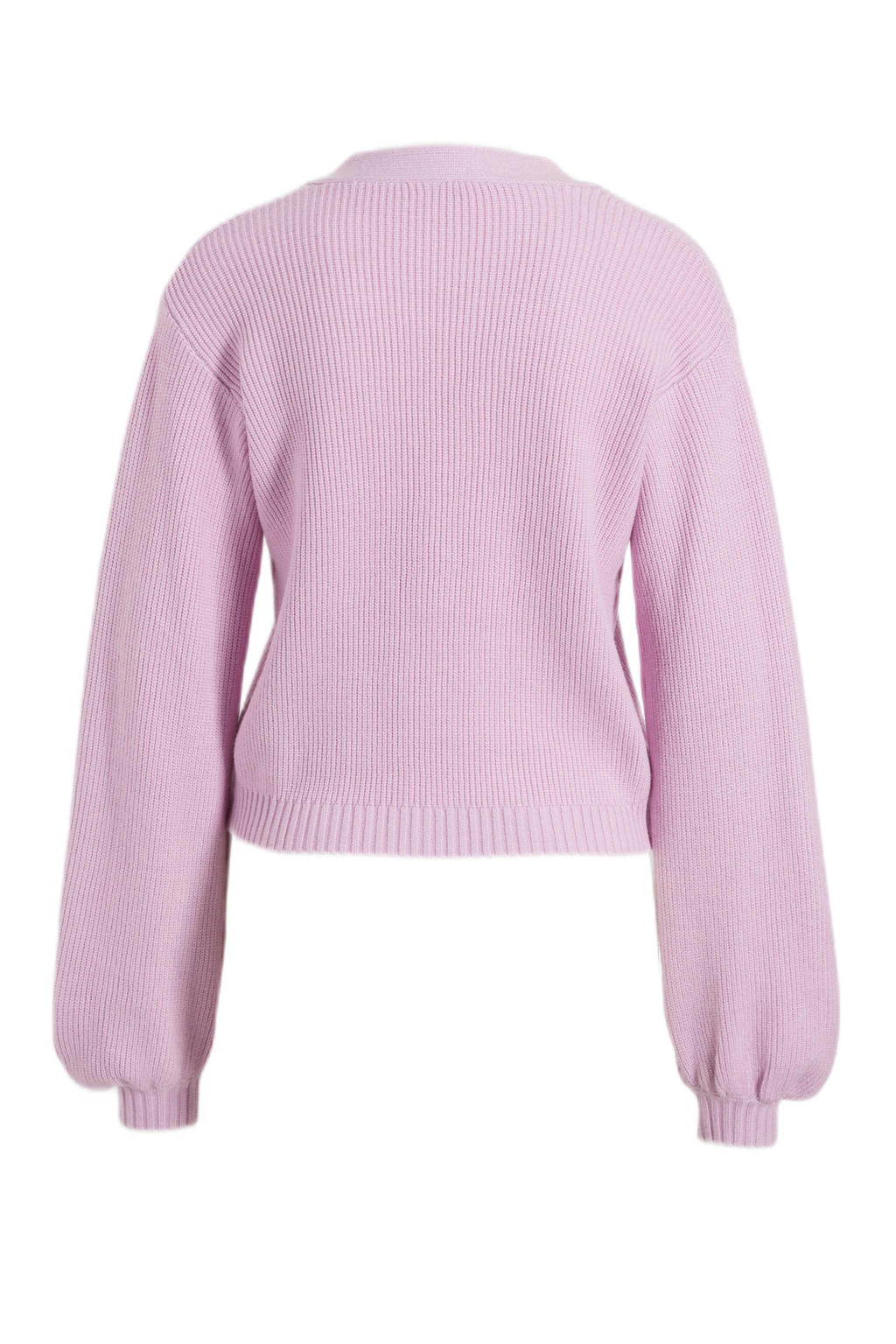 licht roze lang vest