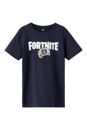 Fortnite T-shirt NKMFRAME donkerblauw